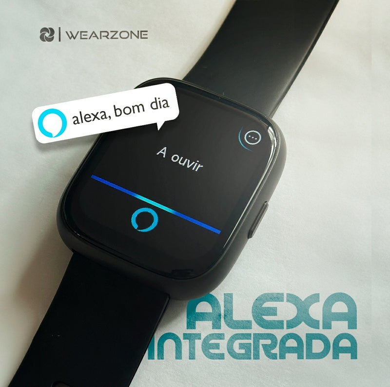 PULSE  SmartWatch Esportivo  A PROVA D'ÁGUA ALEXA Integrada Até 7 Dias de Bateria