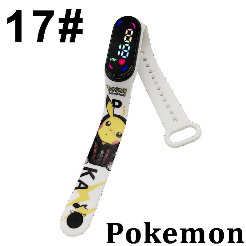 Novo Smartwatch Relógio Inteligente Pokemon Original  Pikachu Pulseira Eletrônica Recarregável