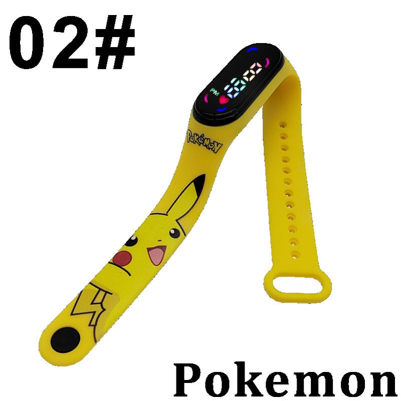 Novo Smartwatch Relógio Inteligente Pokemon Original  Pikachu Pulseira Eletrônica Recarregável