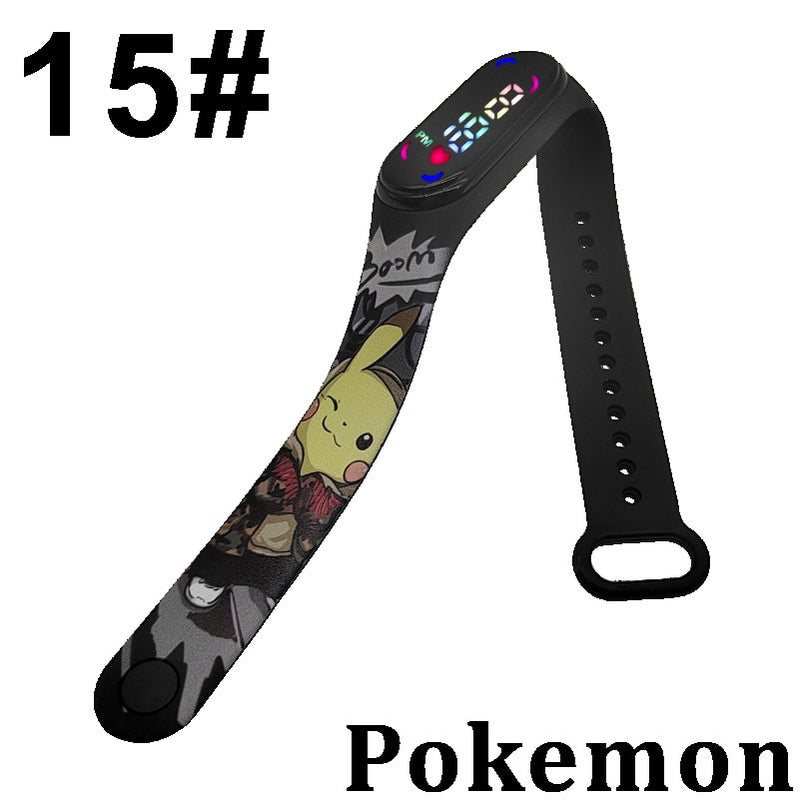 Novo Smartwatch Relógio Inteligente Pokemon Original  Pikachu Pulseira Eletrônica Recarregável