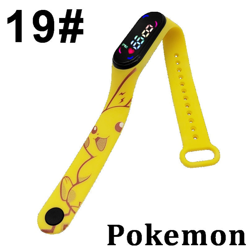 Novo Smartwatch Relógio Inteligente Pokemon Original  Pikachu Pulseira Eletrônica Recarregável