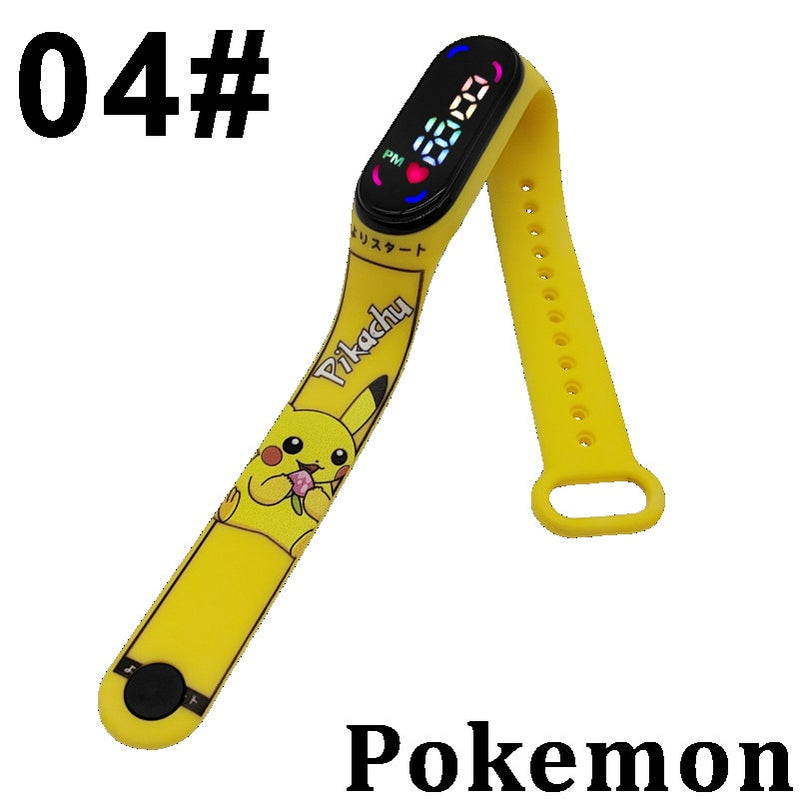 Novo Smartwatch Relógio Inteligente Pokemon Original  Pikachu Pulseira Eletrônica Recarregável