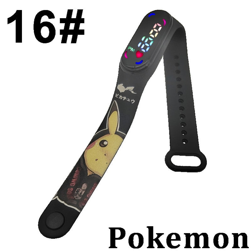 Novo Smartwatch Relógio Inteligente Pokemon Original  Pikachu Pulseira Eletrônica Recarregável